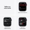 Apple Watch Series 7 GPS + Cellular - 45mm - Boîtier Midnight Aluminium - Bracelet Midnight Sport Band - Regular