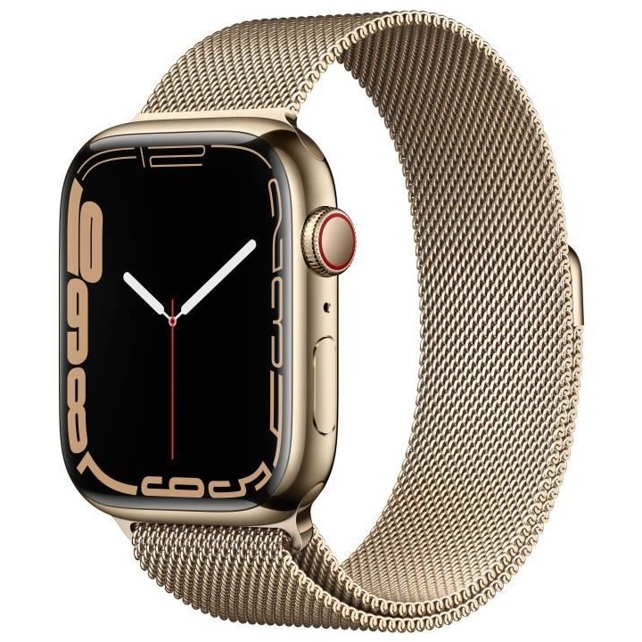 Apple Watch Series 7 GPS + Cellular - 45mm - Boîtier Gold Stainless S