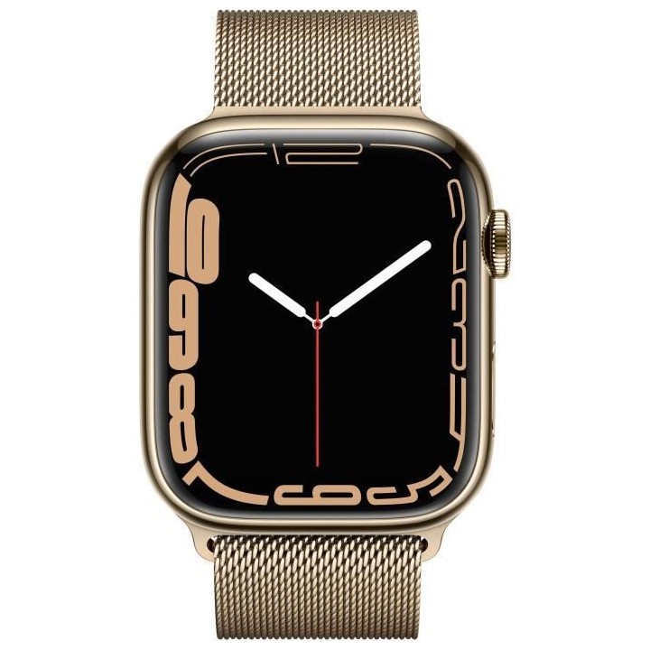 Apple Watch Series 7 GPS + Cellular - 45mm - Boîtier Gold Stainless S