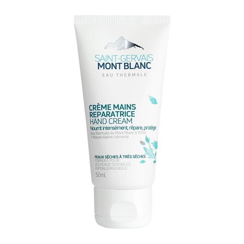 Creme Mains Réparatrice Mont Blanc SAINT GERVAIS - Hydratation Corps - 50 ml