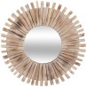 Miroir Sapin, verre et MDF_E1 - D. 87,7 x P. 4 cm - Beige