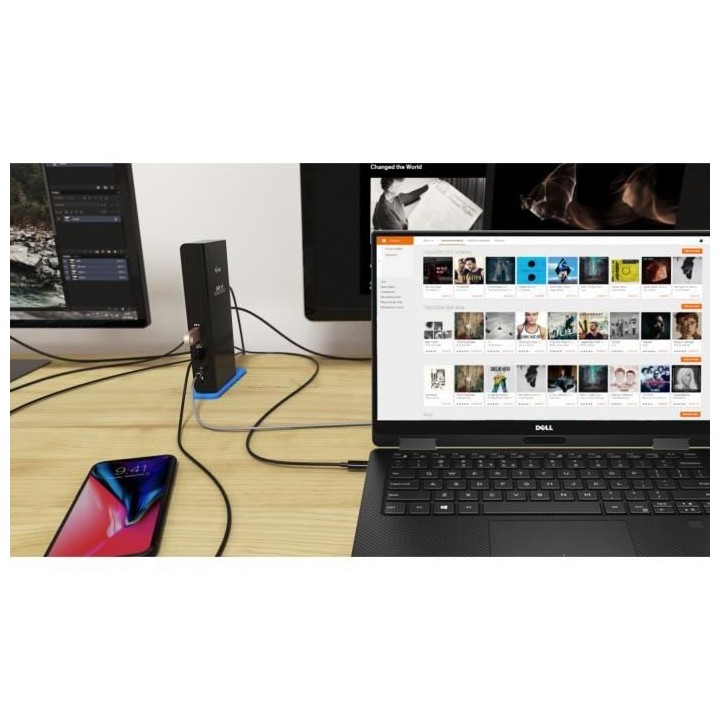 i-tec - USB 3.0/USB-C Station d'accueil Universelle pour Ordinateur Po
