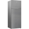 BEKO RDNE455K30ZXBN Réfrigérateur congélateur haut - 406 L (313+93) - Froid ventilé - NeoFrost - Métal brossé