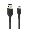 BELKIN - cable - Cable USB-A to USB-C 3M, Black