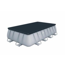 Kit Piscine hors sol tubulaire BESTWAY - Power steel™ - 488 x 244 x 122 cm - Rectangulaire (Filtre a sable, échelle, diffuseu