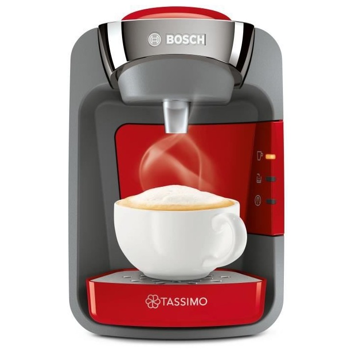 Machine a café multi-boissons BOSCH Tassimo Suny TAS32 - Rouge coquel