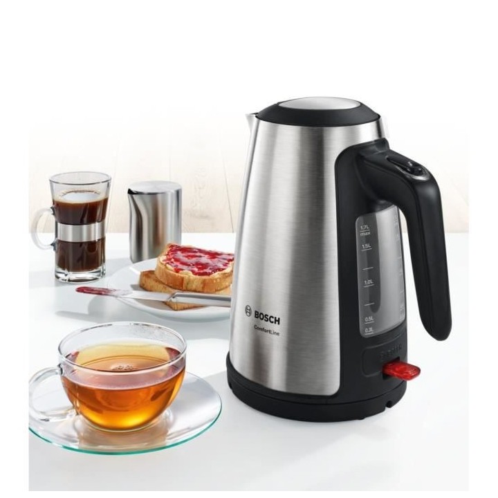 BOSCH TWK6A813 Bouilloire électrique ComfortLine - Inox