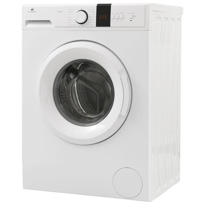 Lave-linge hublot CONTINENTAL EDISON CELL812IW - 8 kg – Moteur induc