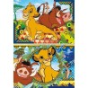 Clementoni Supercolor Puzzle-Lion King-2 x 60 piéces-Disney, , Multicolore - 21604