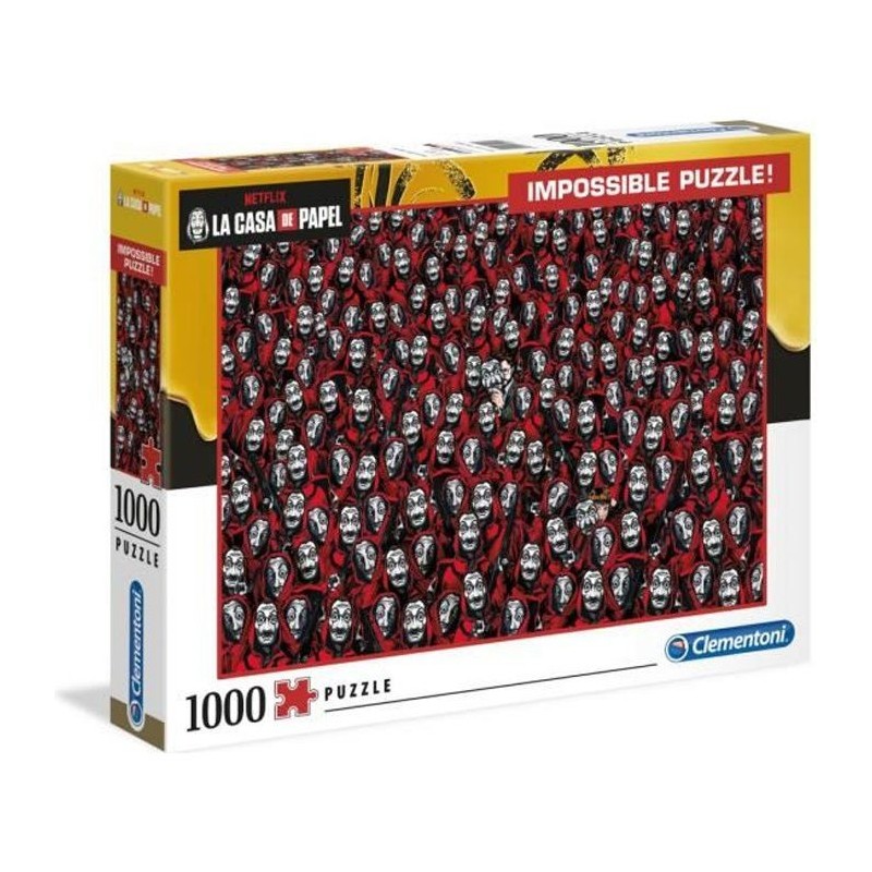 Puzzle 1000p Impossible La Casa - 69 x 50 cm - Clementoni