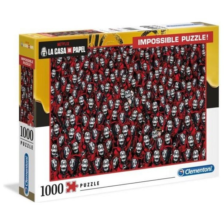 Puzzle 1000p Impossible La Casa - 69 x 50 cm - Clementoni