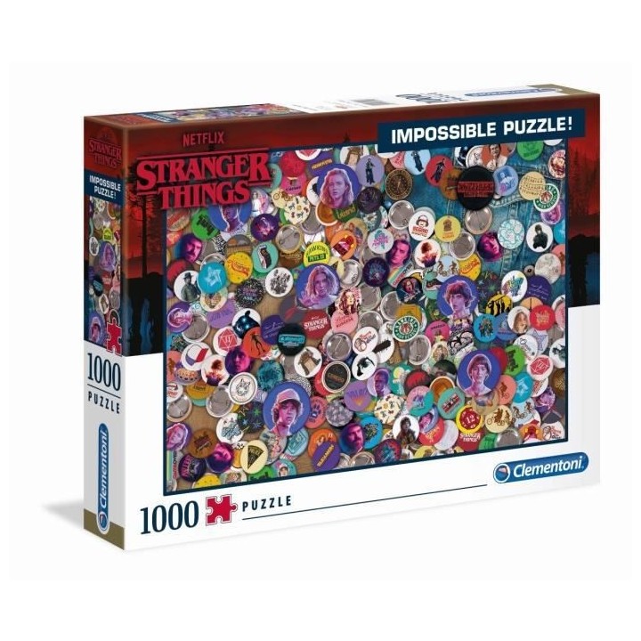 Puzzle 1000p Impossible - Stranger T - 69 x 50 cm - Clementoni