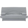 Banquette clic clac 3 places - Tissu gris clair - Style Contemporain - L 190 x P92 cm - DREAM