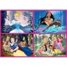 DISNEY PRINCESSES Puzzles Multi 4 En 1 Disney Princesses