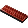 Radiateur Refroidisseur - ENERMAX - ESC001 - Chipset Fin pour SSD M2 2280 avec 4 Tampons Silicone Dissipateur Thermique - Rouge