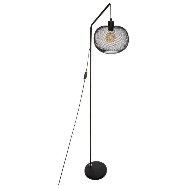 Lampadaire Arc Metal Emie - Noir - H 157 cm