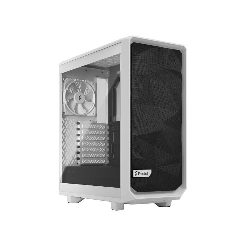 Boîtier PC - FRACTAL DESIGN - Meshify 2 Compact - Lite White TG Clear