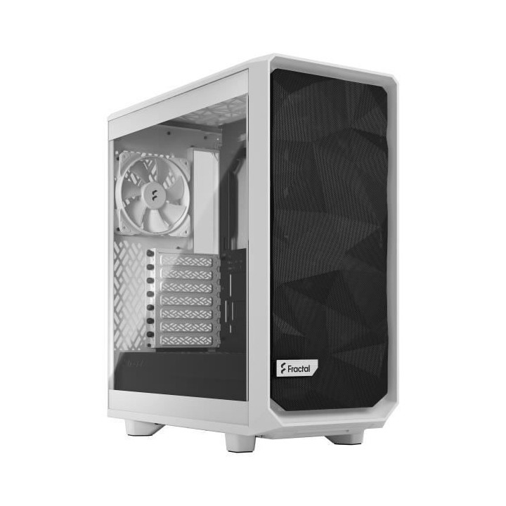 Boîtier PC - FRACTAL DESIGN - Meshify 2 Compact - Lite White TG Clear