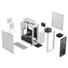 Boîtier PC - FRACTAL DESIGN - Meshify 2 Compact - Lite White TG Clear