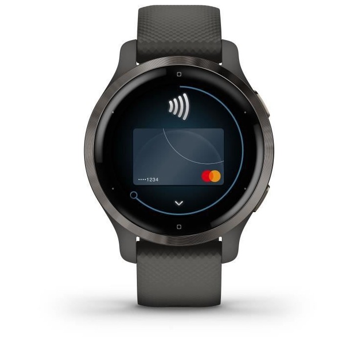 GARMIN Venu 2S - Montre connectée GPS - Gray - Bracelet gris foncé