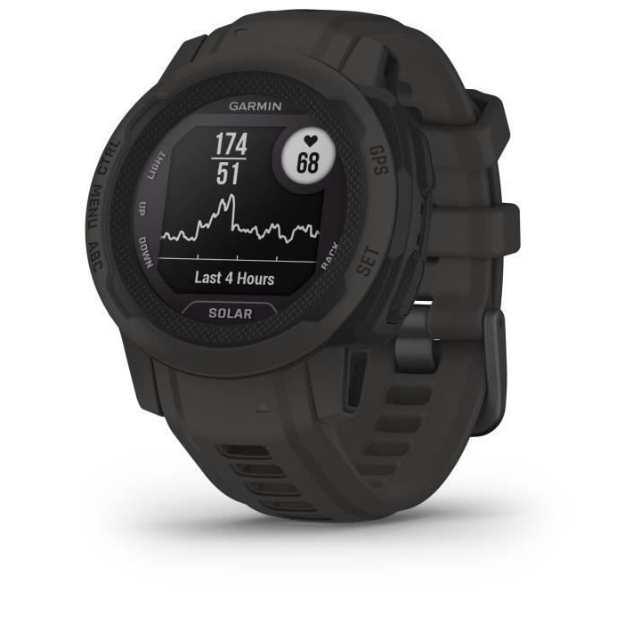 Montre connectée - GARMIN - Instinct 2S Solar - Graphite