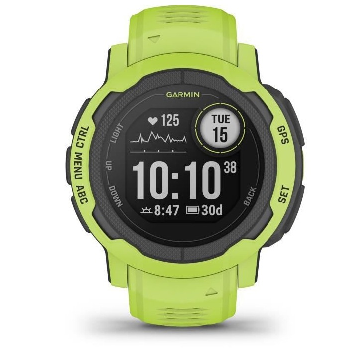 Montre connectée - GARMIN - Instinct 2 - Electric Lime