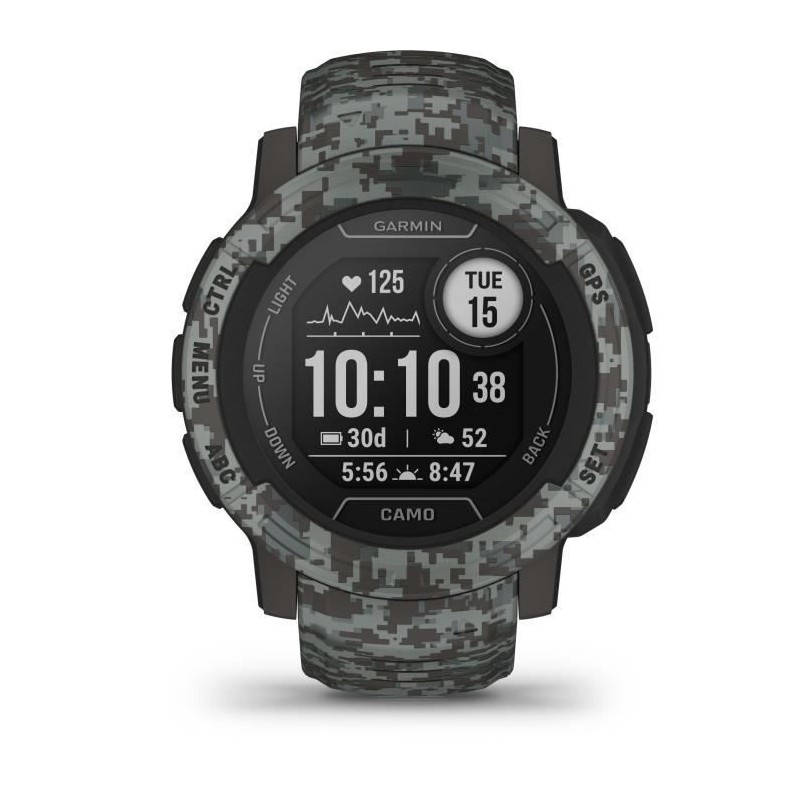 Montre connectée - GARMIN - Instinct 2 - Camo Edition - Graphite Camo