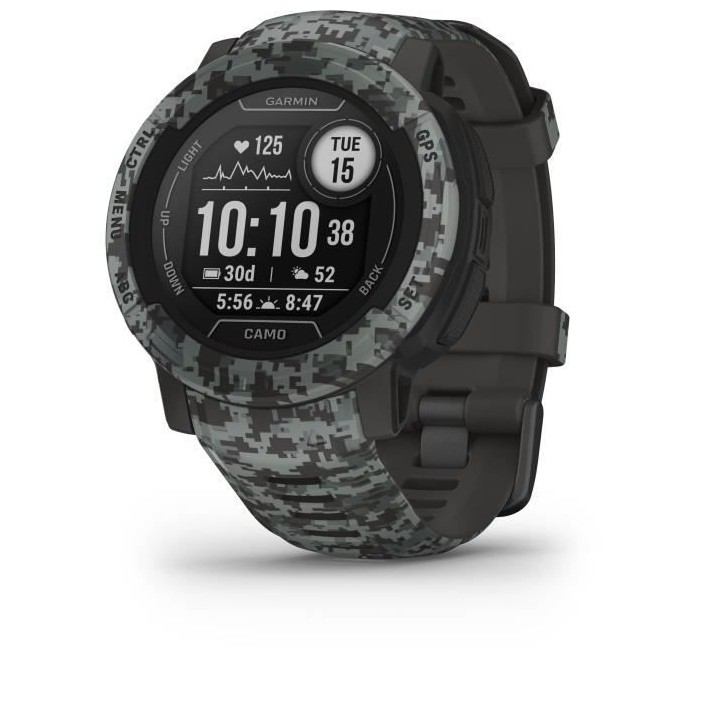 Montre connectée - GARMIN - Instinct 2 - Camo Edition - Graphite Camo