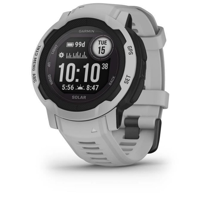 Montre connectée - GARMIN - Instinct 2 Solar - Mist Gray