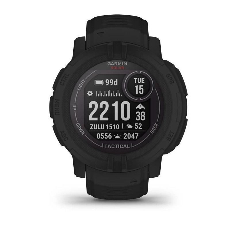 Montre connectée - GARMIN - Instinct 2 Solar - Tactical Edition - Black