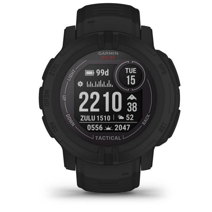 Montre connectée - GARMIN - Instinct 2 Solar - Tactical Edition - Bla