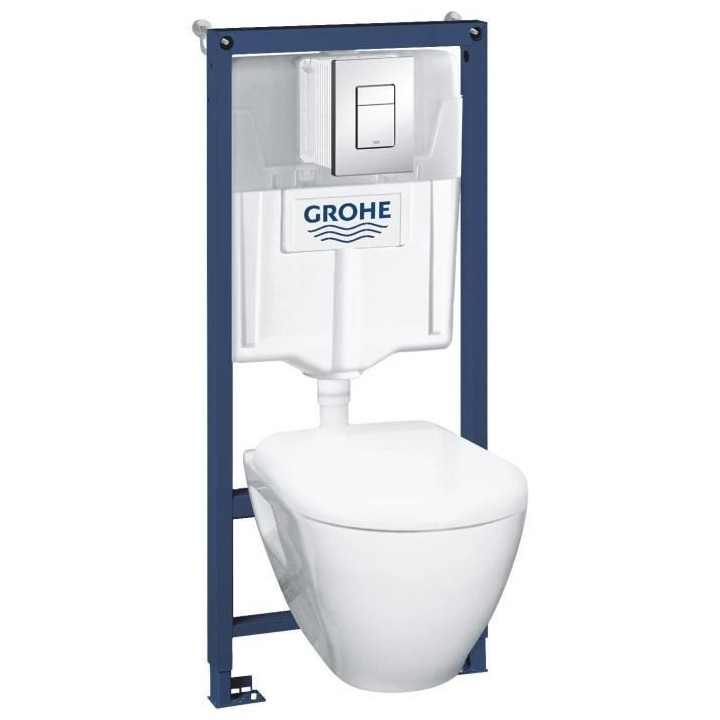 GROHE - Pack Bati WC Solido Compact - WC 6-9 l 1,13m