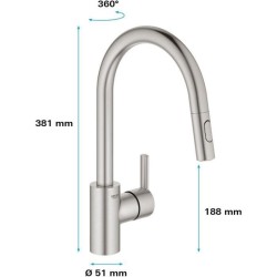 GROHE - Mitigeur monocommande Evier