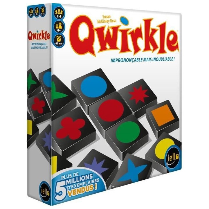 Qwirkle Nouvelle Edition - Jeu de société - A partir de 6 ans