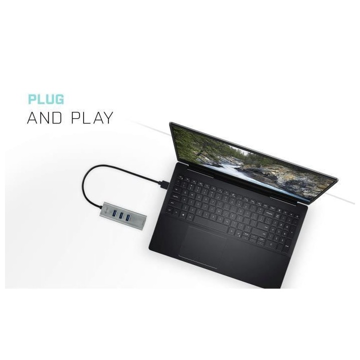 i-tec - USB 3.0 Métal 3-Port USB HUB avec Gigabit Ethernet