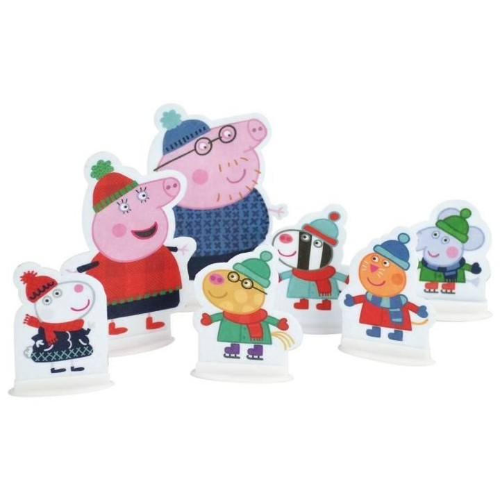 Calendrier de l'avant 36 pieces - Peppa Pig - JEMINI - 36 x 39,5 cm