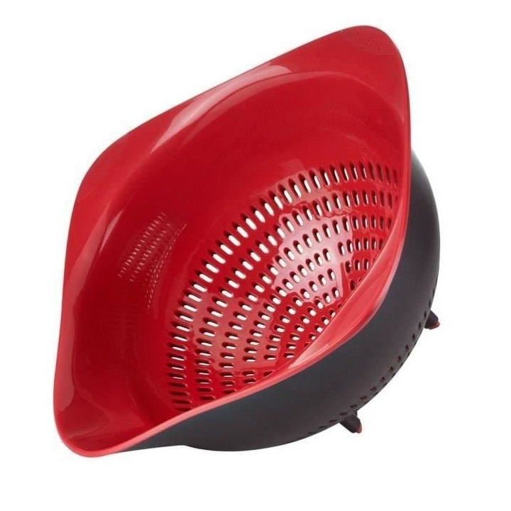 TEFAL INGENIO Passoire K2070614 noir et rouge