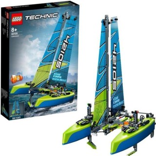 LEGO Technic 42105 Le catamaran, Kit de Construction, Maquette Bateau