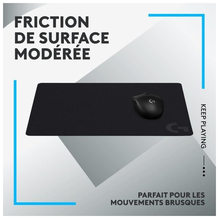Tapis de souris gaming - LOGITECH - G240 - Noir