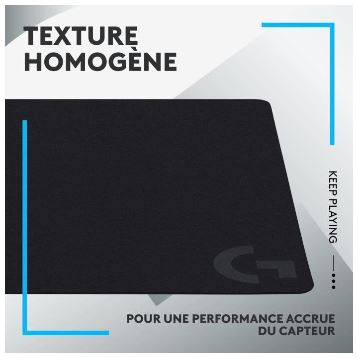 Tapis de souris gaming - LOGITECH - G240 - Noir