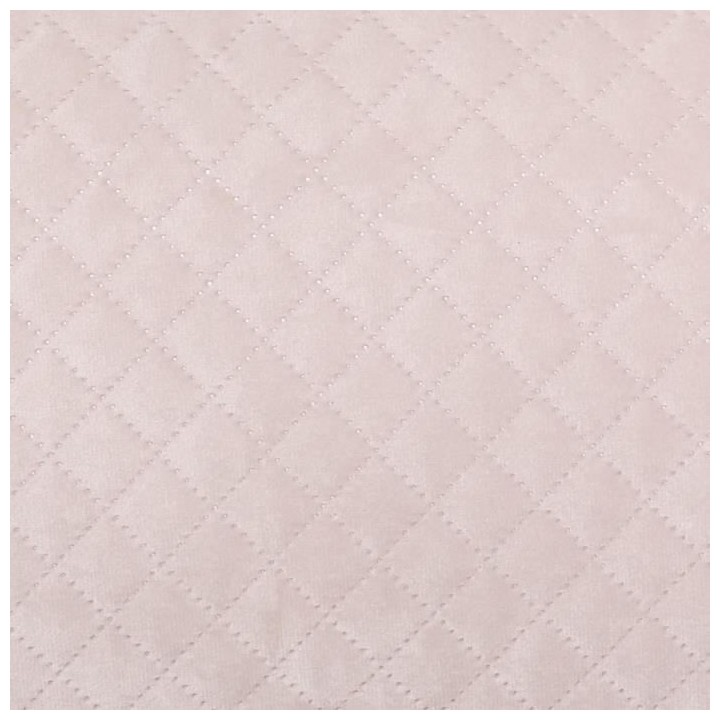 Coussin velours imprimé Dolce - 30 x 50 cm - Rose