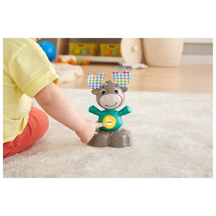 Fisher-Price - Nathan l'Élan Linkimals - Jouet d'éveil bébé - Des