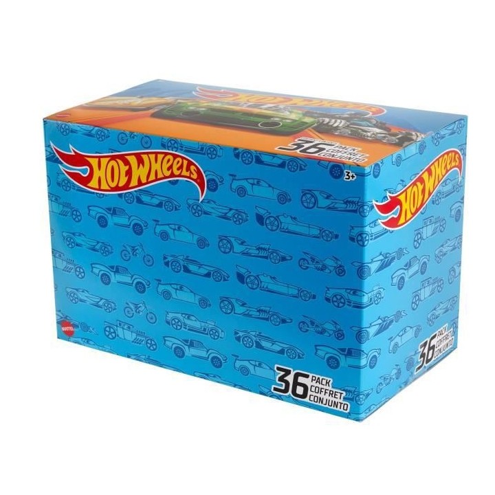 Hot Wheels -HW COFFRET DE 36 VEHICULES - mini véhicules - a partir de