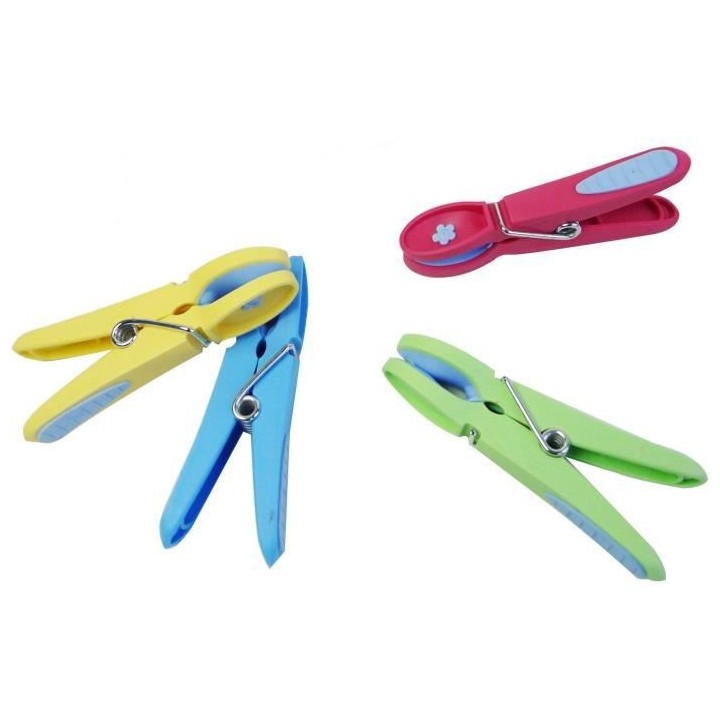 MINKY L7525360 36 Pinces a linge - Antiglissants extra-forts - Anti -U