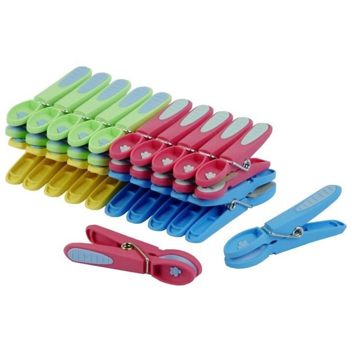 MINKY L7525360 36 Pinces a linge - Antiglissants extra-forts - Anti -U