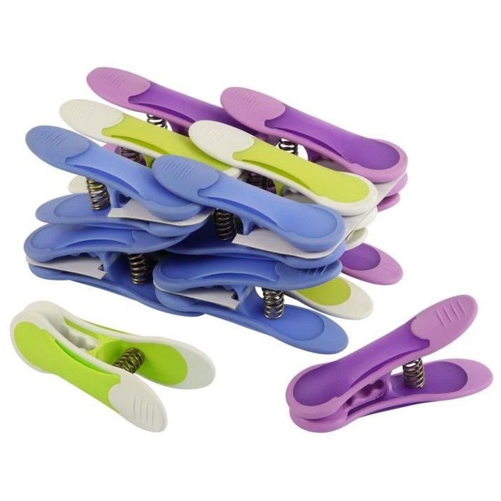 MINKY L7532120 12 Pinces a linge - Antiglissants - Anti -UV