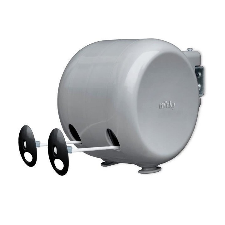 MINKY Séchoir a Linge enrouleur mural 2x 15 m