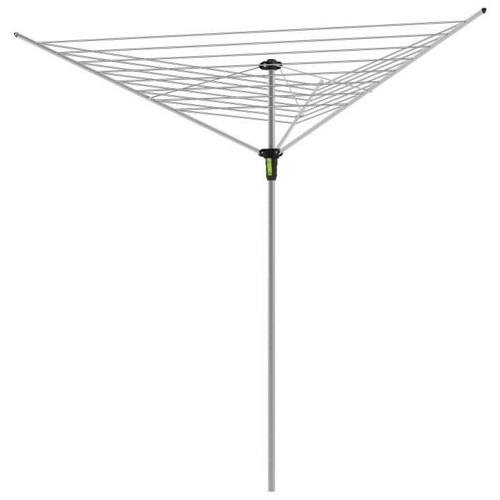 MINKY QQ83591100 Séchoir extérieur en acier aluminisé - 3 bras