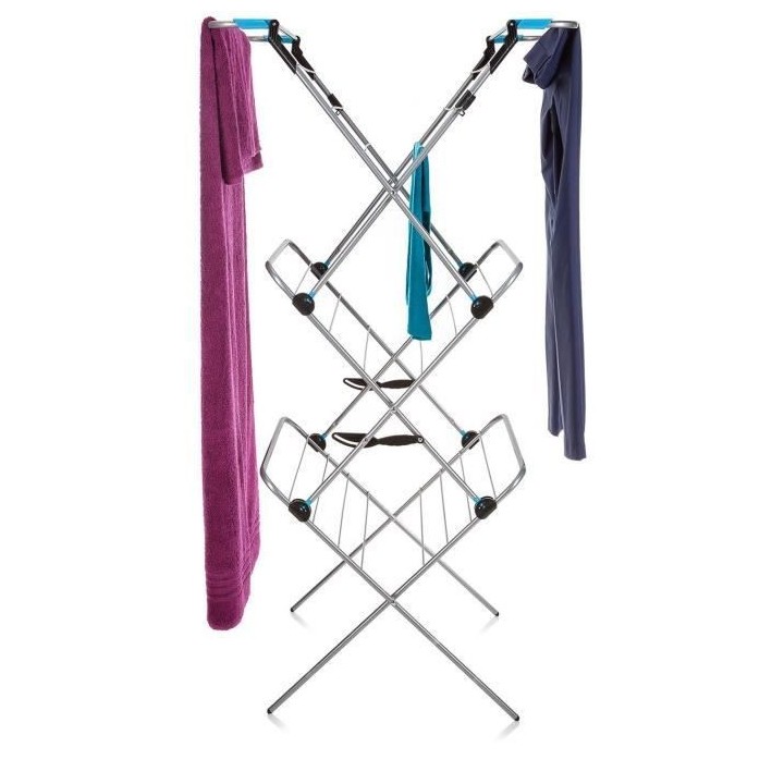 MINKY IH86590100V Séchoir a linge - Double sécurité - Argenté