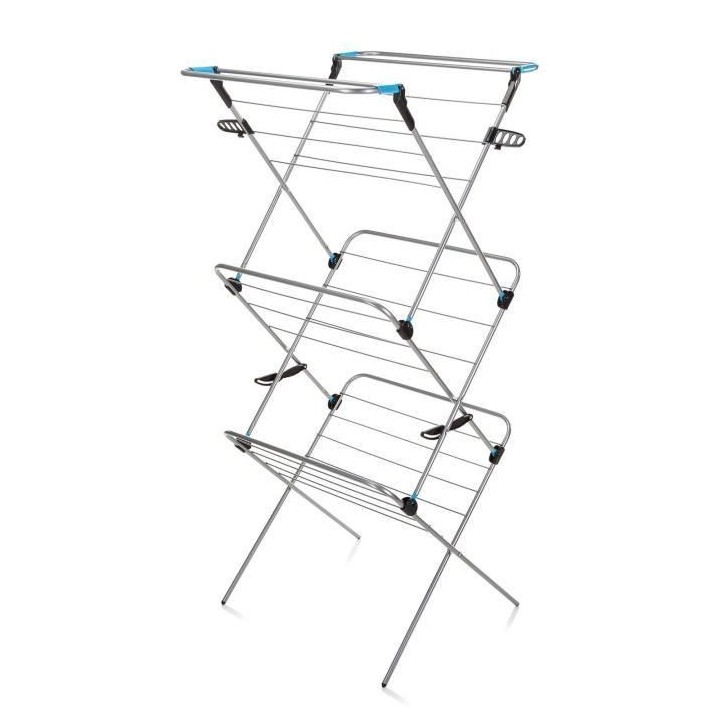 MINKY IH86590100V Séchoir a linge - Double sécurité - Argenté